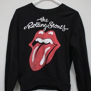 Bravado Black Rolling Stones Long Sleeve T Shirt S